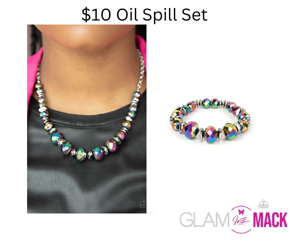 Paparazzi Beaded Oil spill set