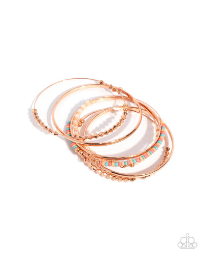 Paparazzi Seed Bead Shimmer - Copper