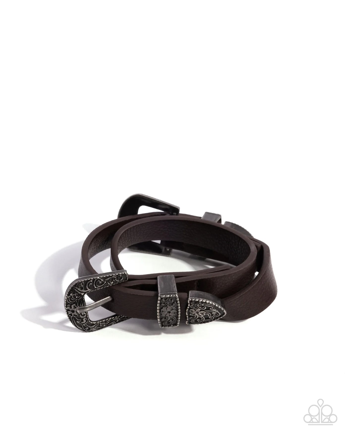 Paparazzi Buckle TOWN - Brown