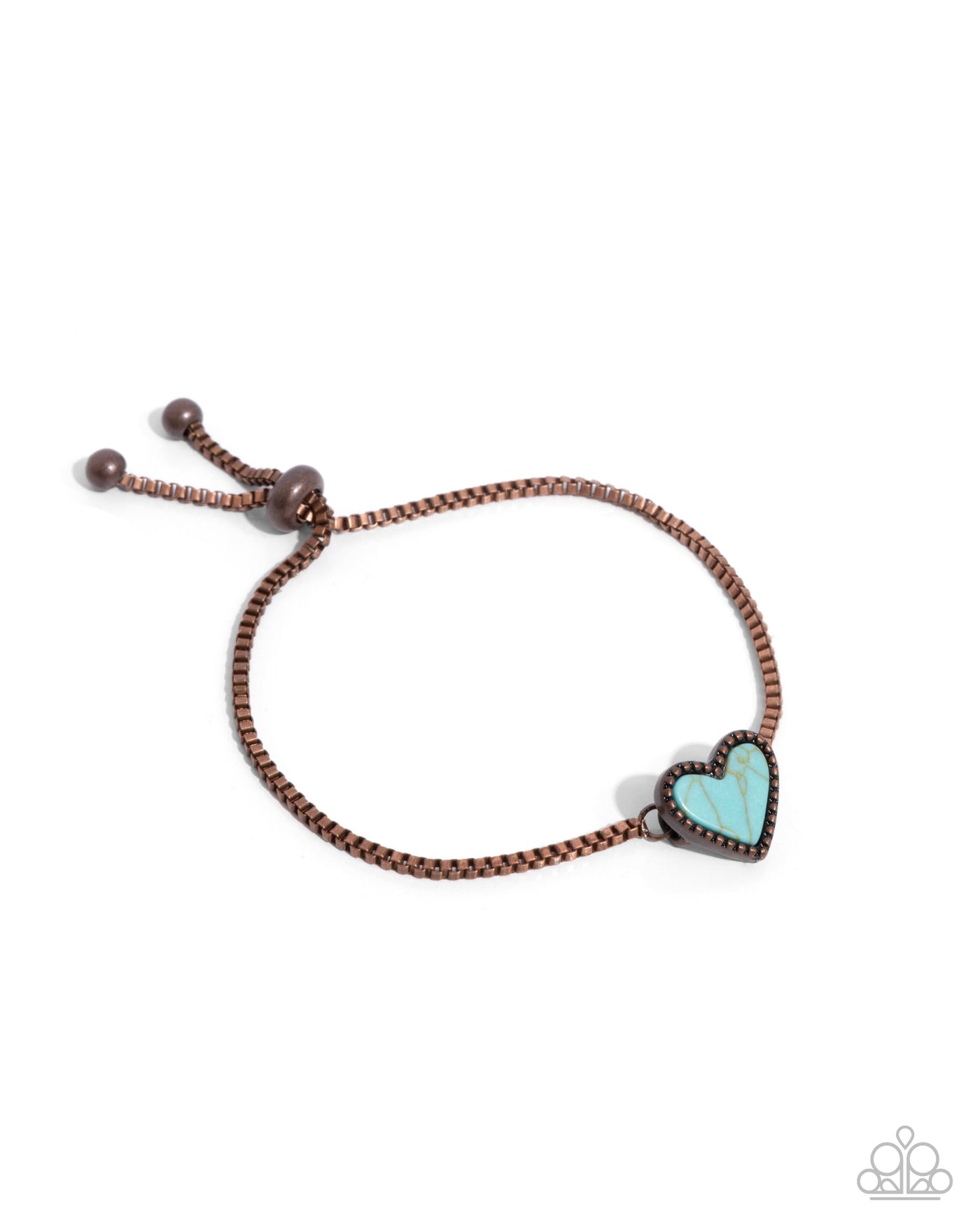 Paparazzi Courting Calypso California- Copper  Necklace and Bracelet Set