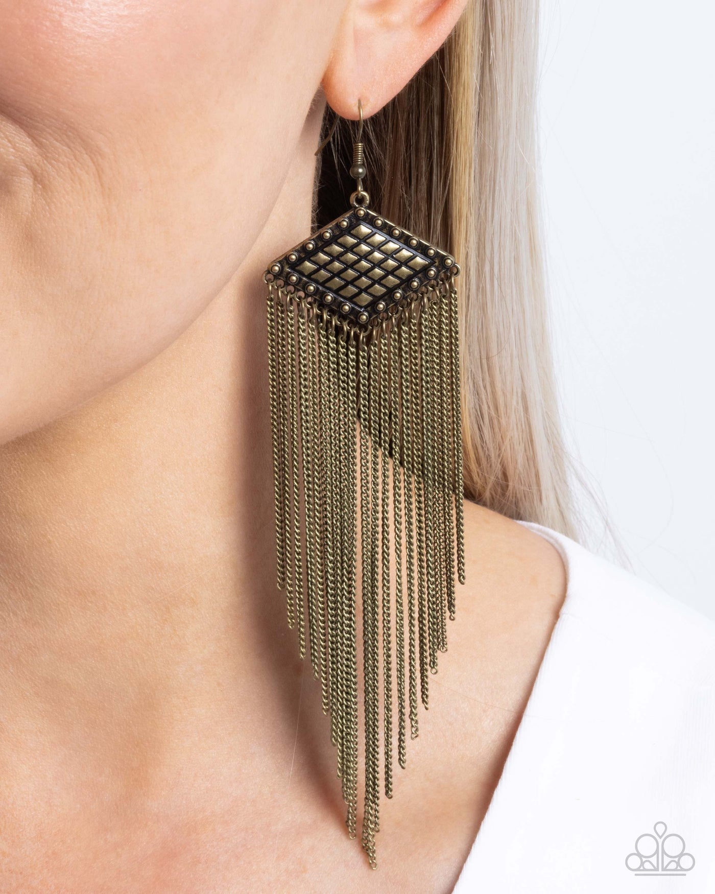 Paparazzi Forged Fringe - Brass