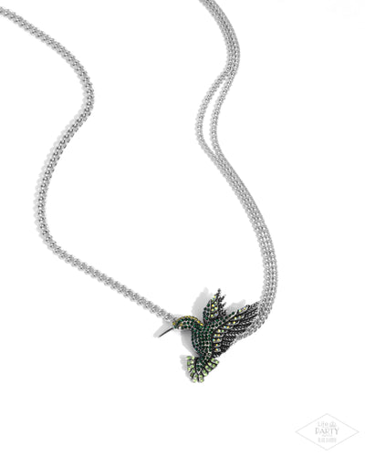 Paparazzi Hummingbird Headline - Green