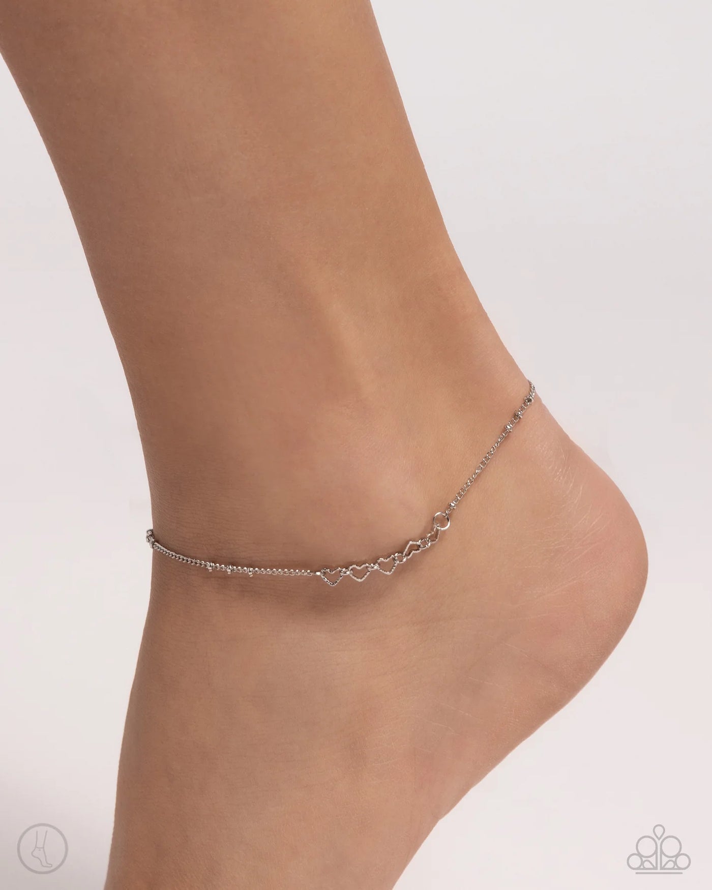 Paparazzi Satellite Shimmer Anklet - Silver