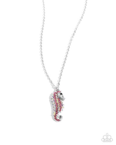 Paparazzi Seahorse Necklace and Earring Set