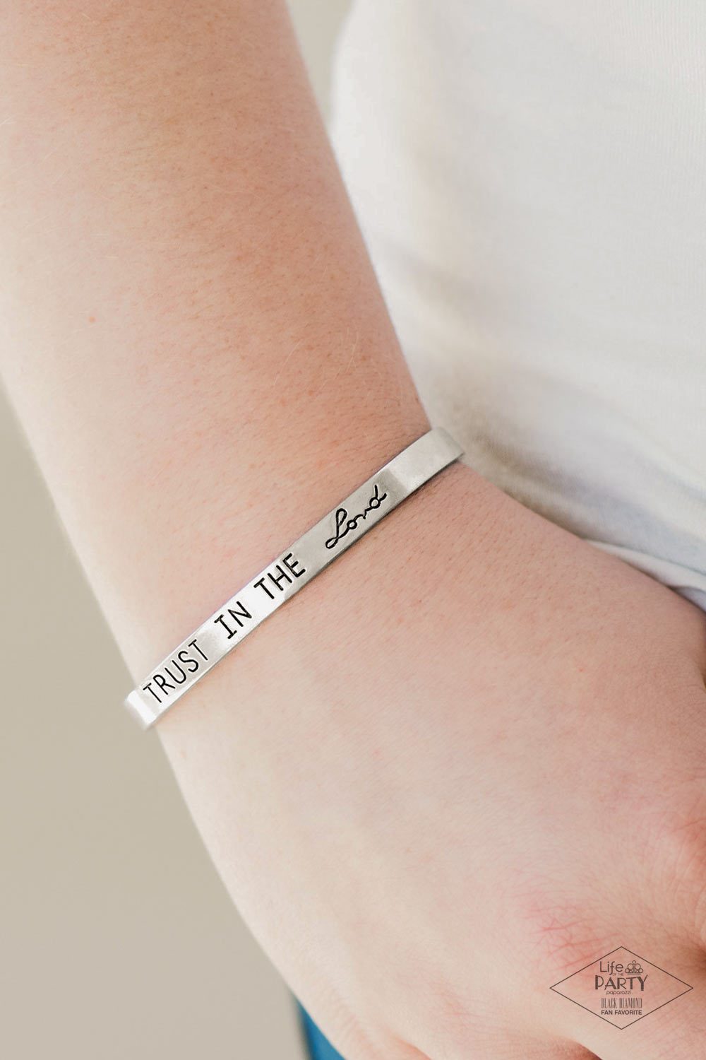 Paparazzi bracelet I Put My Trust in You - Silver