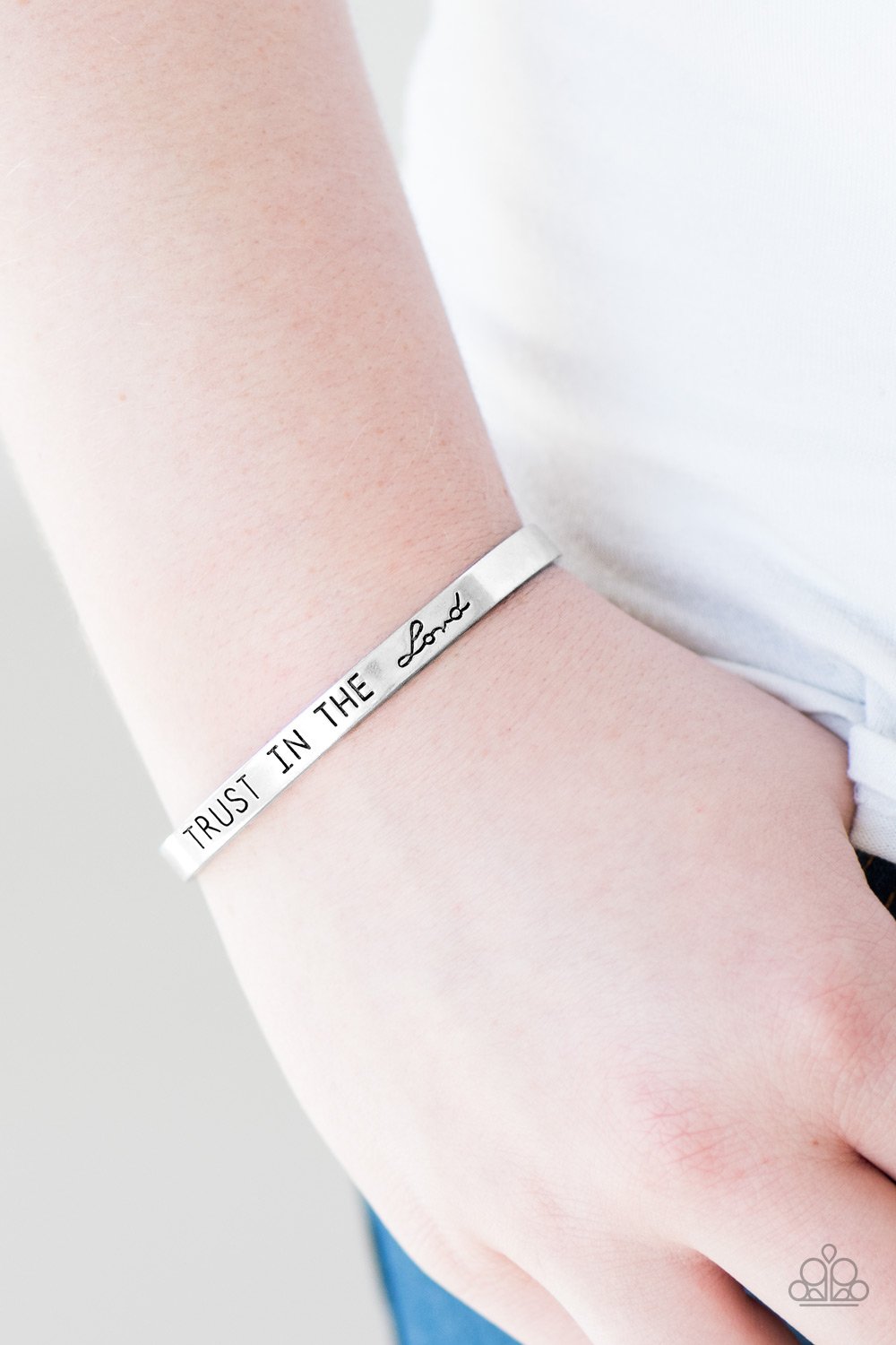 Paparazzi bracelet I Put My Trust in You - Silver